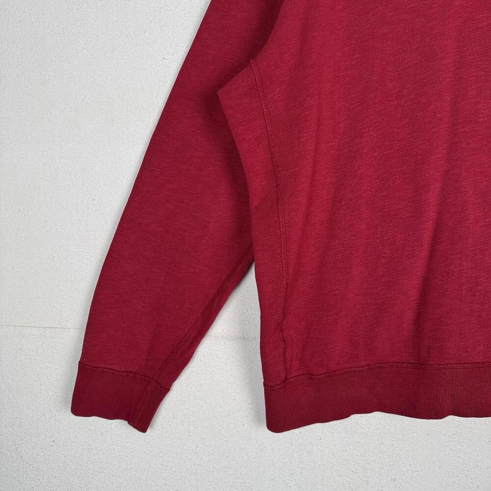 Abercrombie & Fitch A&F Spellout Hoodie Men’s XL Red Jacket Full Zip *Read - Picture 9 of 9